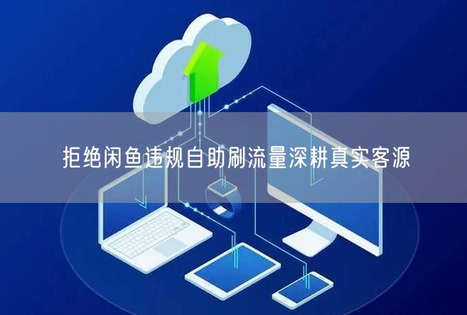 拒绝闲鱼违规自助刷流量深耕真实客源