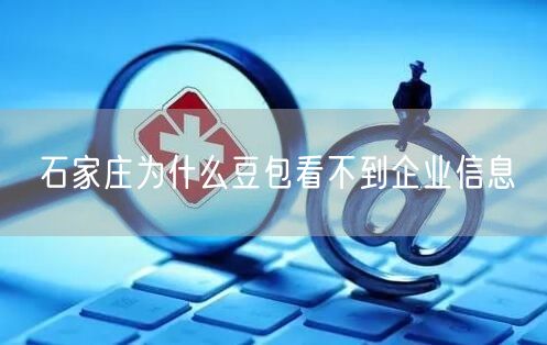 石家庄为什么豆包看不到企业信息