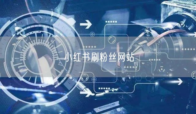 小红书刷粉丝网站