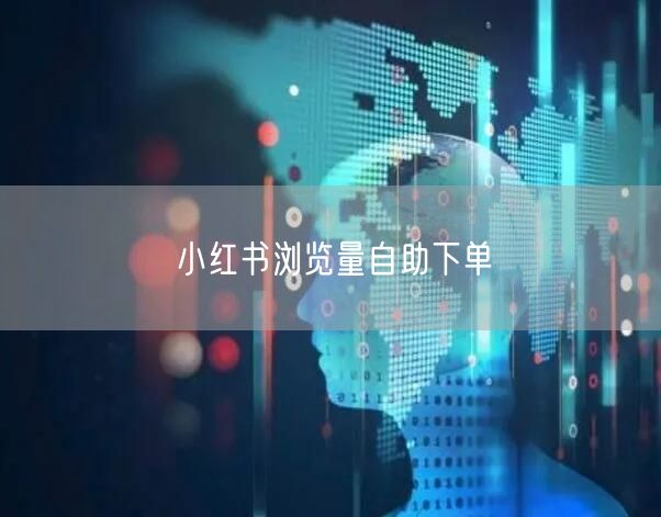 小红书浏览量自助下单