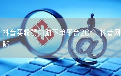 抖音买粉赞自助下单平台20个 抖音网站