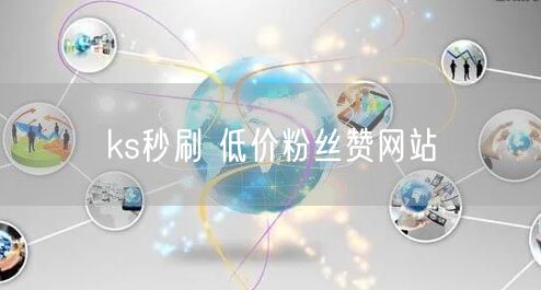 ks秒刷 低价粉丝赞网站