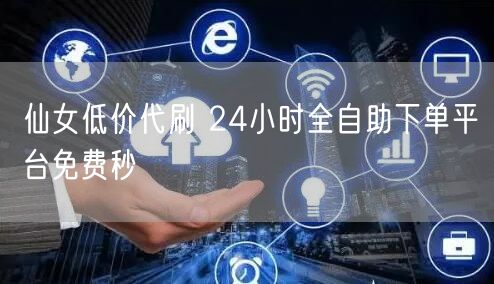 仙女低价代刷 24小时全自助下单平台免费秒