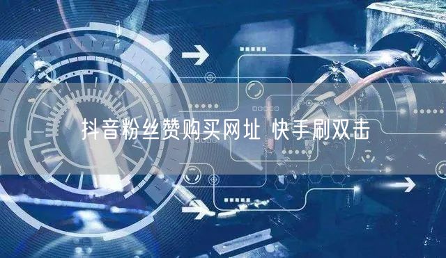 抖音粉丝赞购买网址 快手刷双击