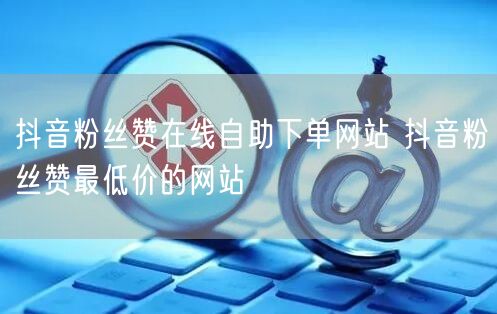抖音粉丝赞在线自助下单网站 抖音粉丝赞最低价的网站