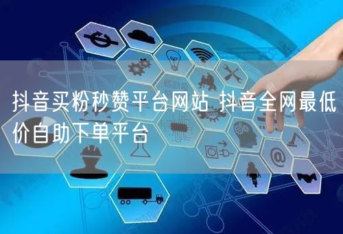 抖音买粉秒赞平台网站 抖音全网最低价自助下单平台